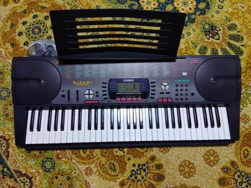 光るナビ CASIO LK-60 キーボード (SDF) 郡山富田の鍵盤楽器