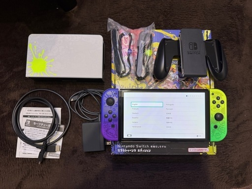 ニンテンドー　スイッチ　有機ELモデル　スプラトゥーンエディション　任天堂　SwitchEL 美品