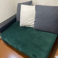 ニトリ　キングダム　布張り　カウチソファ（キングダム3KD）の画像