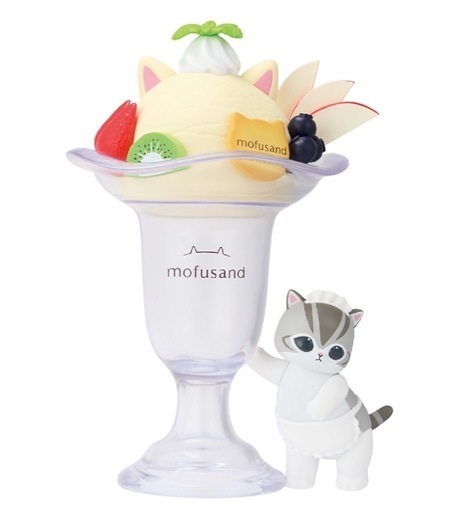 女の子向けプレゼント集結 A賞！一番くじ mofusand ～Fruit Parlor～パフェケース (小林 ピンズ・ピンバッジ・缶バッジ