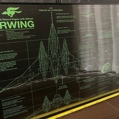 620x920の額とスターフォックスのポスターの画像
