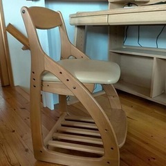 天然木の学習机
の画像