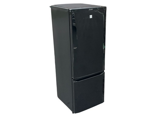 【2507007】MITSUBISHI 2ドアノンフロン冷凍冷蔵庫 MR‑P17EE‑KK 2020年製