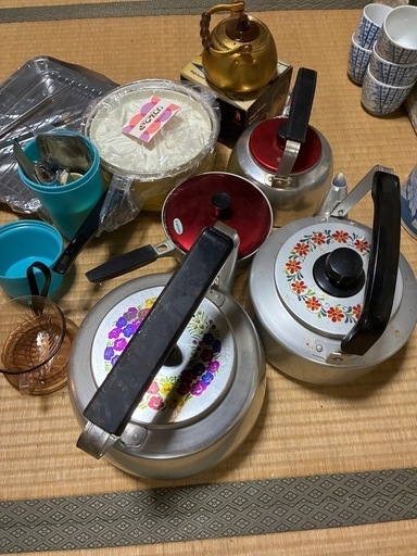 まとめ売り　やかん　鍋　天ぷらバット　などなど