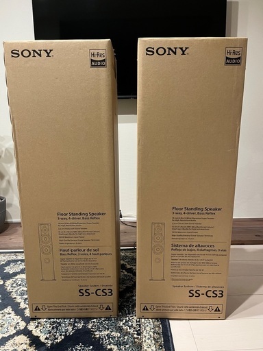 SONY スピーカー　SS-CS3 2台　未使用品