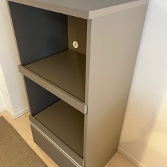 [中古/美品]家電が３段置ける 省スペースにおすすめなコンパクトレンジ台 スイムの画像