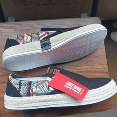 新品 27cm メンズ スリッポン ブラック シューズ 靴 44 おしゃれ(H144-Z)の画像