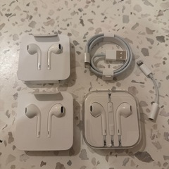 【新品未使用】Apple純正イヤホンセット（値下げ相談可能）
