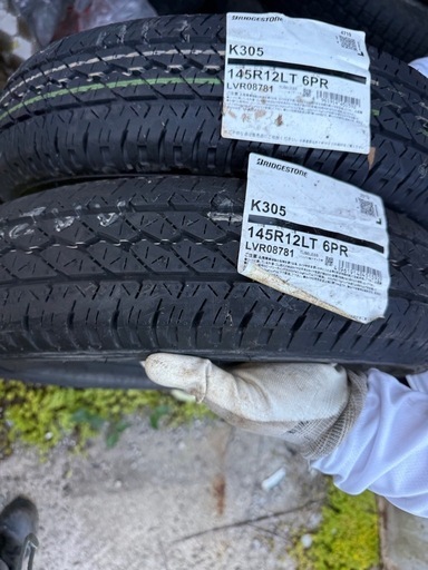 軽トラック・軽バン用 145R12 6PR LT ブリヂストン K305 新品 未