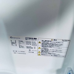 EJ5261番 TOHOTAIYO 2ドア冷凍冷蔵庫  TH-118L2-WDの画像