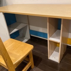 学習机デスクテーブル(子供用)※画像のイスは付きません。の画像