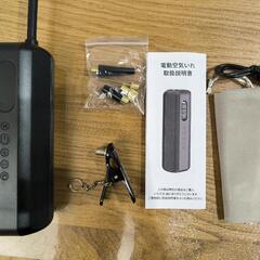 電動空気入れ 自転車　バイク 車 小型 エアーポンプ コードレス 最大圧力150PSI 8000mAh 大容量バッテリー 米式/仏式/英式 浮き輪バルブ対応 LED懐中ライト付き の画像