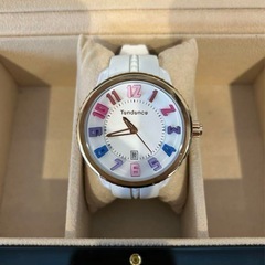 【決まりました】Tendance レディース 時計 ホワイト　箱なしの画像