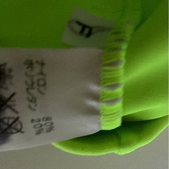 水泳用帽  キャップ 蛍光黄緑 フリーサイズ の画像