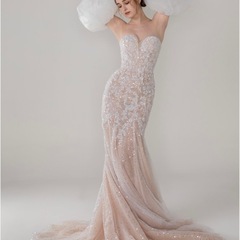 【着用1回のみ】マーメイド　ウェディングドレス