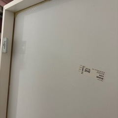 【問合せ終了】IKEAの大きめ姿見•白い縁の鏡ですの画像