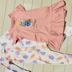 無料 80cm服 & Fisher Price コンパクト折り畳みジャンパルー の画像