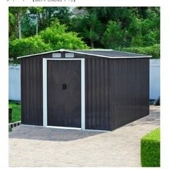 新品物置バイクガレージ の画像