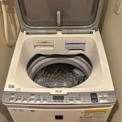 シャープ　洗濯機乾燥機付き　8kgの画像