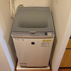 シャープ　洗濯機乾燥機付き　8kg