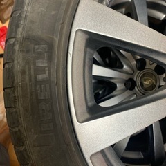 215/45R17 プリウス　aluminumホイールタイヤ　4本セットの画像