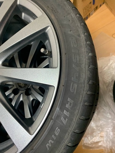 215/45R17 プリウス　aluminumホイールタイヤ　4本セット