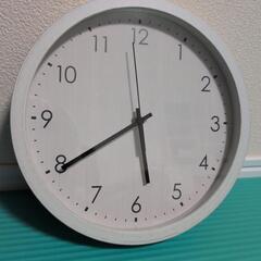 壁掛け時計　木目