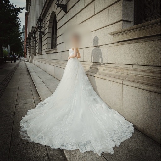 ウェディングドレス YNS wedding Aライン【クリーニング済