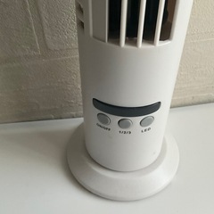 1度使用程度卓上扇風機の画像