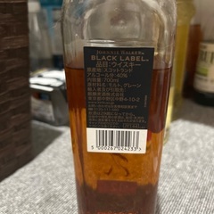 ウイスキー　ブラックレーベルの画像