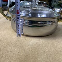 詳細不明　調理器具 まとめ　手動フードチョッパー　密閉容器　両手鍋　片手鍋　両手天ぷら鍋 20cm　の画像