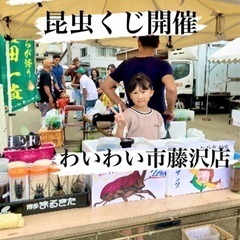 7/13(日)昆虫くじイベント開催☘️わいわい市藤沢店✨