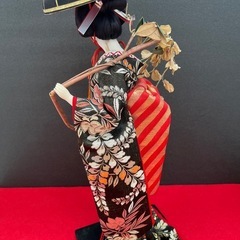 藤姫 日本人形 Japanese Doll 伝統 工芸 芸者 舞妓 Vintage Geisha Doll 昭和レトロ アンティーク ヴィンテージ 日本の伝統工芸品 年代物 当時物の画像