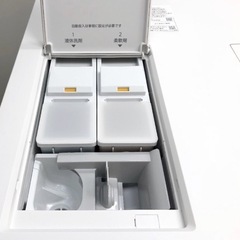 引き取り ほぼ新品  パナソニック　洗剤自動投入　Panasonic NA-SD10UAL-W ドラム洗濯乾燥機 (洗濯10 kg/乾燥5kg) 左開きの画像