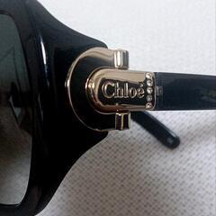 本体のみ　■美品■ Chloe クロエ ラインストーン サングラス 眼鏡 メガネ レディース ブラック　小キズ有りの画像