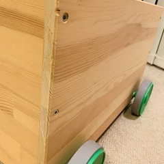 【再掲載】IKEA FLISAT おもちゃ収納箱 3台セットの画像