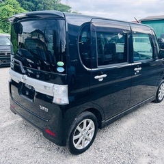 🅾️‼️ DAIHATSU TANTO CUSTOM 2013 黒| 走行距離6万キロ⭕️車検2年間⭕️バックカメラ⭕️ナビ／テレビ⭕️ETC⭕️保証付き⭕️の画像