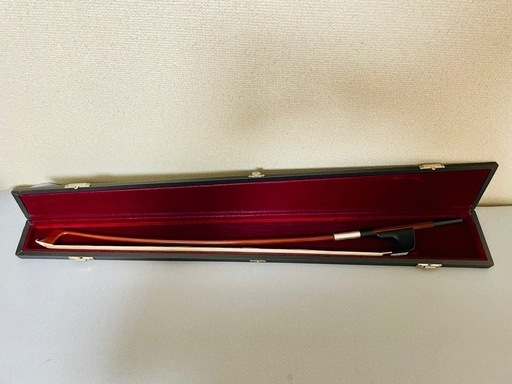 ★未使用・毛替え済！杉藤（SUGITO）コントラバス弓★