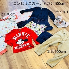 【お渡し完了】女の子　服・サンダル　100cmの画像