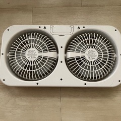 ポータブルデュアルヘッドファン新品未使用の画像