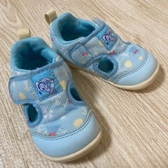 moonstar ベビーサンダル Disney ドナルド　水色13.0EEの画像