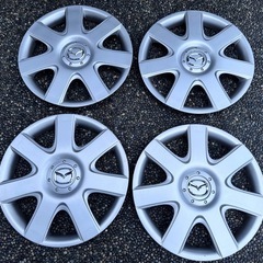 ダンロップ　195/65R15 鉄ホイール付き　マツダホイールキャップ付き  の画像