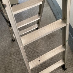 ALINCO 4段(4尺) 踏ざん幅広 はしご兼用脚立 PRS-120WA アルインコの画像