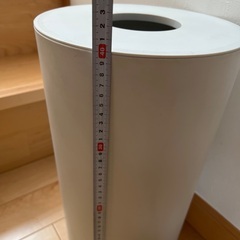 無印良品　ゴミ箱　17L ホワイトグレーの画像