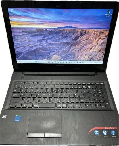 レノボ大画面ノートPC Win11/Office/i3/SSD/8GB/ (まるた