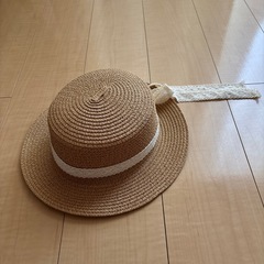 【新品】麦わら帽子頭周り54-56cmの画像