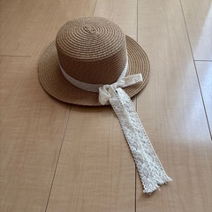 【新品】麦わら帽子頭周り54-56cmの画像