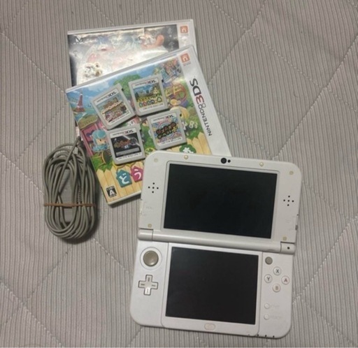 ネットで注文 任天堂3DSNewLL 充電器 カセット4つ お値段交渉うけつけます (猫 Nintendo Switch