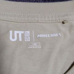 130cm マイクラ ユニクロ　半袖Tシャツ　ハチの画像