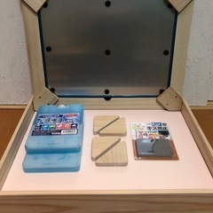 新品　ペット アルミ 断熱 保冷 木製 ベッドの画像
